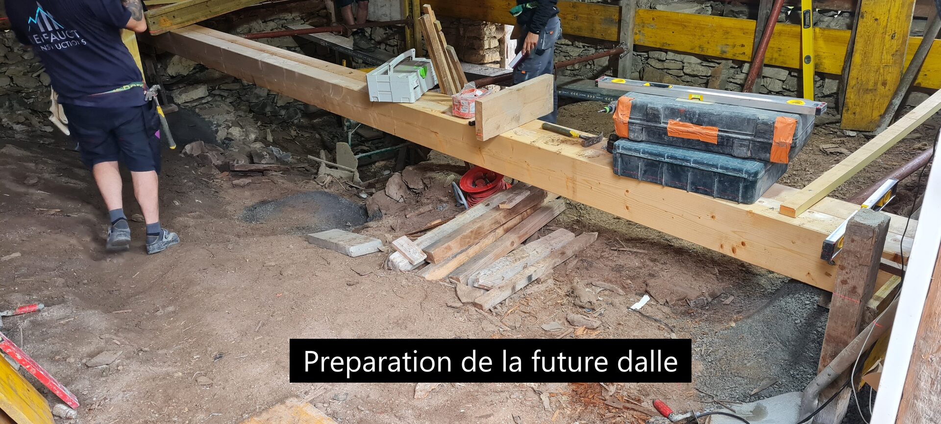 grange preparation dalle